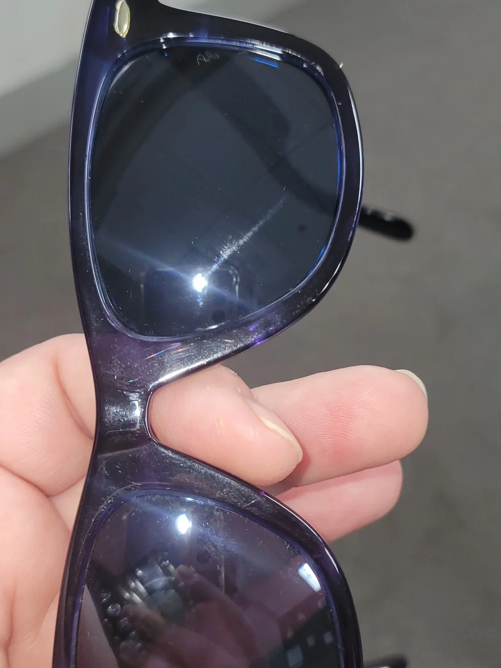 Ray-Ban RB2140 Wayfarer Sunglasses in Polished Striped Blue